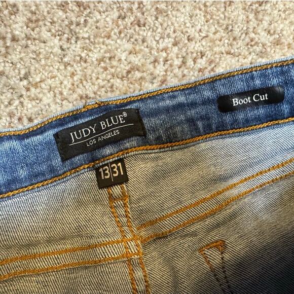 Judy Blue Woman's Jeans/Pants size 13/31 Boot Cut; Blue Denim - Picture 7 of 12
